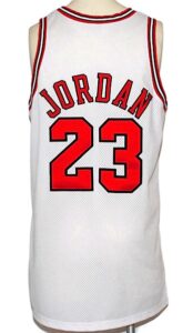 1997-1998 Michael Jordan Chicago Bulls Game-Used Home Jersey