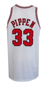 1997-1998 Scottie Pippen Chicago Bulls Game-Used Home Jersey