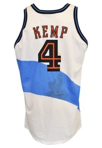 1997-1998 Shawn Kemp Cleveland Cavaliers Game-Worn Home Jersey