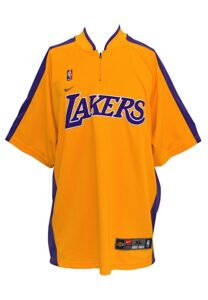 1997-2006 Los Angeles Lakers Player-Worn Home & Road Shooting Shirts Attributed To Kobe Bryant