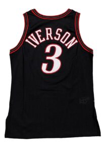 1997-98 Allen Iverson Philadelphia 76ers Game-Used Jersey