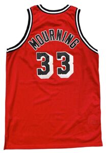 1997-98 Alonzo Mourning Miami Heat Game-Used Jersey