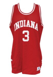 1997-98 Charlie Miller Indiana Hoosiers Game-Used Road Uniform