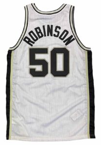 1997-98 David Robinson San Antonio Spurs Game-Used & Autographed Jersey