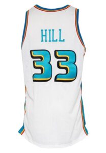 1997-98 Grant Hill Detroit Pistons Game-Used Home Uniform