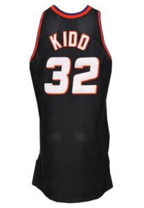 1997-98 Jason Kidd Phoenix Suns Game-Used Black Alternate Jersey