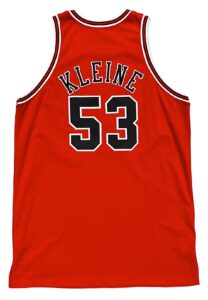 1997-98 Joe Kleine Chicago Bulls NBA Finals Game-Issued Road Jersey