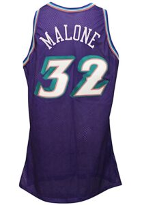 1997-98 Karl Malone Utah Jazz Game-Used Jersey