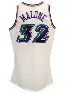 1997-98 Karl Malone Utah Jazz Game-Used Jersey