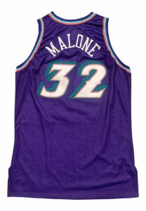 1997-98 Karl Malone Utah Jazz NBA Finals Pro Cut Jersey