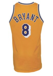 1997-98 Kobe Bryant Los Angeles Lakers Game-Used Home Jersey 