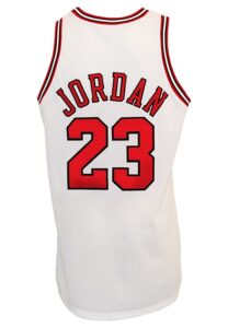 1997-98 Michael Jordan Chicago Bulls Game-Used Home Jersey