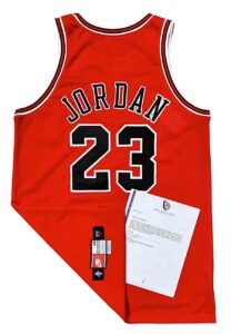 1997-98 Michael Jordan Chicago Bulls Game-Used Road Jersey