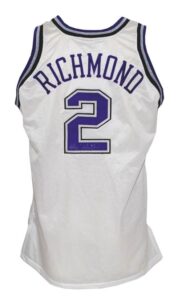 1997-98 Mitch Richmond Sacramento Kings Game-Used & Autographed Home Jersey