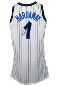 1997-98 Penny Hardaway Orlando Magic Game-Used & Autographed Home Jersey