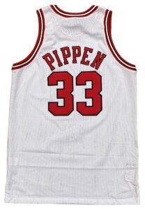 1997-98 Scottie Pippen Chicago Bulls Game-Used & Autographed Home Jersey