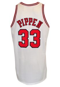 1997-98 Scottie Pippen Chicago Bulls Game-Used Home Jersey