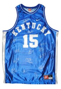 1997-98 University of Kentucky Team-Signed Jersey