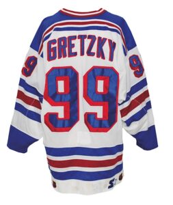 1997-98 Wayne Gretzky New York Rangers Game-Used Road Jersey