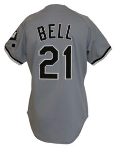 1997 Albert Belle Chicago White Sox Game-Used Home Jersey & George Bell 1992 Chicago White Sox Game-Used Road Jersey