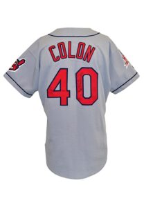 1997 Bartolo “Big Sexy” Colon Cleveland Indians Rookie Game-Used & Autographed Road Jersey