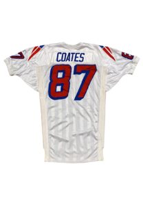 1997 Ben Coates New England Patriots Game-Used Jersey