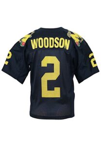 1997 Charles Woodson Michigan Wolverines Game-Used Jersey