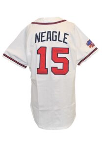 1997 Denny Neagle Atlanta Braves Game-Used & Autographed Home Jersey