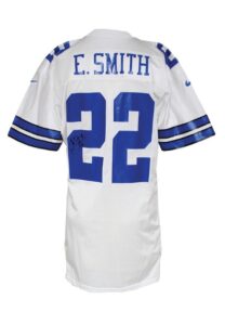 1997 Emmitt Smith Dallas Cowboys Team-Issued & Autographed Home Jersey