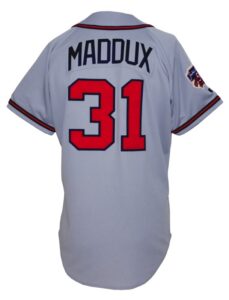 1997 Greg Maddux Atlanta Braves Game-Used Road Jersey