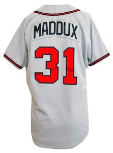 1997 Greg Maddux Atlanta Braves Game-Used Road Jersey