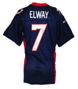 1997 John Elway Denver Broncos Game-Used Home Jersey