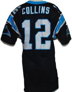 1997 Kerry Collins Carolina Panthers Game-Used Home Jersey