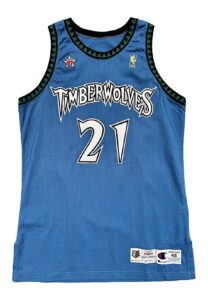 1997 Kevin Garnett Minnesota Timberwolves NBA All-Star Game-Used Jersey