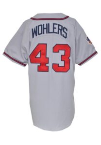 1997 Mark Wohlers Atlanta Braves Game-Used Road Jersey