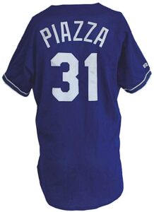 1997 Mike Piazza Los Angeles Dodgers Worn Batting Practice Jersey and Pants