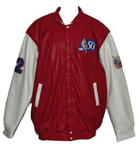 1997 Moses Malone Philadelphia 76ers 50 Greatest Jacket