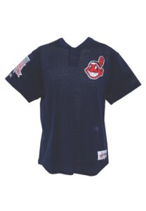 1997 Orel Hershiser Cleveland Indians Batting Practice Worn Jersey