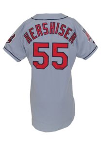 1997 Orel Hershiser Cleveland Indians Game-Used Road Jersey