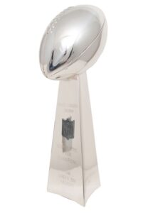 1997 Super Bowl XXXI Vince Lombardi Players Trophy of Green Bay Packer Dorsey Levens