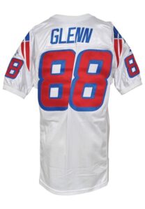 1997 Terry Glenn New England Patriots Game-Used Road Jersey