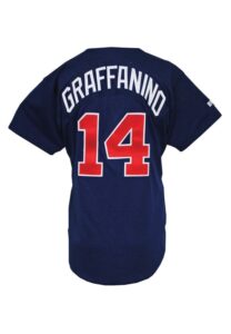 1997 Tony Graffanino Atlanta Braves Game-Used Road Jersey