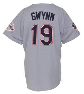 1997 Tony Gwynn San Diego Padres Game-Used Road Jersey