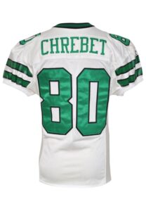 1997 Wayne Chrebet New York Jets Game-Used & Autographed Road Jersey