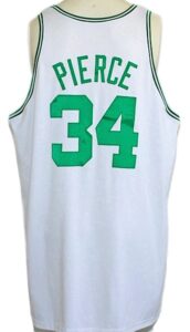 1998-1999 Paul Pierce Rookie Boston Celtics Game-Used Home Jersey