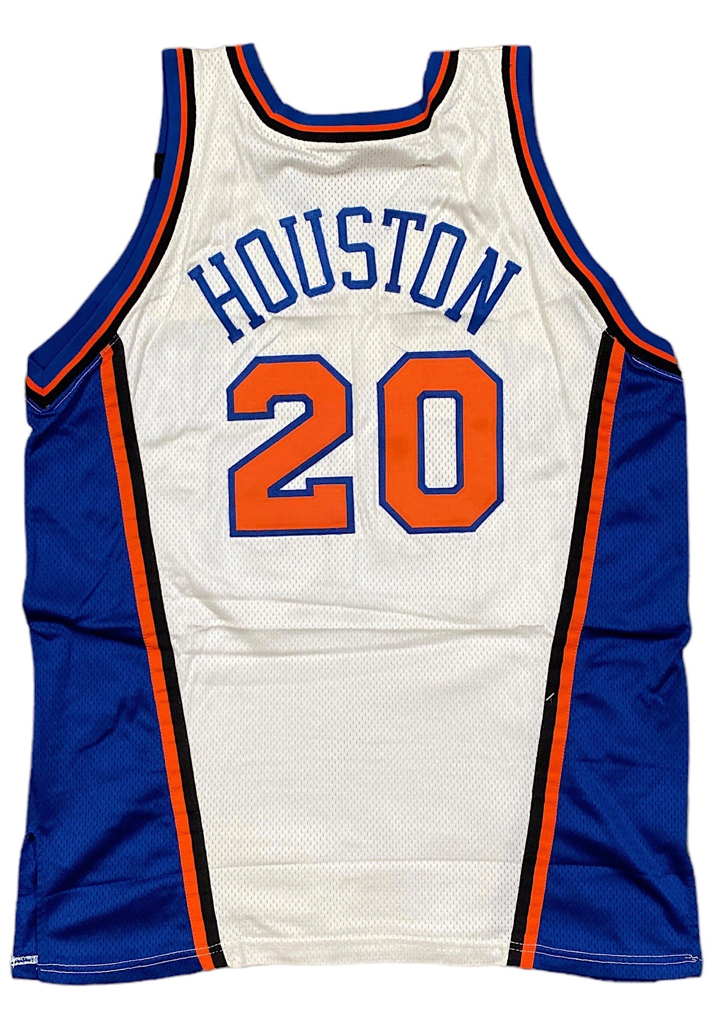 n*0様 NY Knicks 20 Allan Houston タンクトップ サ Vintage ALLAN HOUSTON #20 New York NY Knicks Champion Jersey