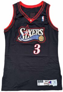 1998-99 Allen Iverson Philadelphia 76ers Game-Used Jersey