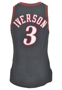 1998-99 Allen Iverson Philadelphia 76ers Game-Used Road Jersey