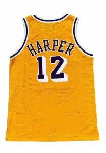 1998-99 Derek Harper LA Lakers Game-Used Jersey