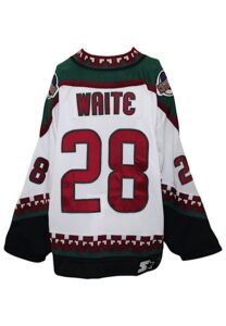 1998-99 Jimmy Waite Phoenix Coyotes Game-Used Home Jersey